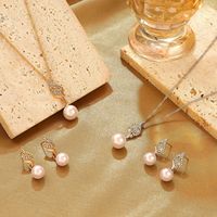 Ensembles de colliers et boucles d'oreilles en perles, bijoux de luxe, torche en diamant, nouveau Design, vente en gros, 2022