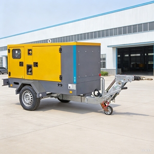 पोर्टेबल ट्रेलर प्रकार पानी ठंडा <span class=keywords><strong>50hz</strong></span> 60hz 30kva 40kva 50kva सुपर साइलेंट डीजल जनरेटर सेट - Product Image 1