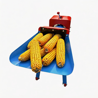 Décortiqueuse de maïs mobile à moteur diesel haute performance pour la transformation agricole