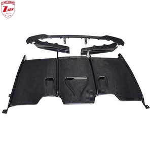 Diffuseur arrière en fibre de carbone sèche Z-ART 2014-2020 pour <span class=keywords><strong>BMW</strong></span> M3 M4, kit de lèvre arrière en fibre de carbone préimprégnée pour <span class=keywords><strong>BMW</strong></span> M3 M4 F80 F82 F83 - Product Image 1