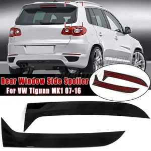 Aileron latéral de fenêtre arrière noir brillant Canards Splitter pour VW Tiguan MK1 2007 2008 2009 2010 2011 2012-2016/pour MK2 2017+ - Product Image 1