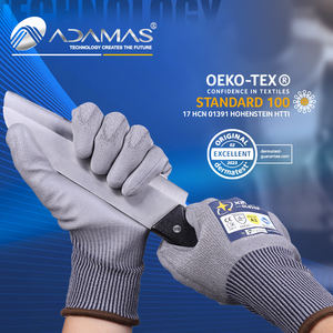 ADAMAS A5 4 X42E Anti-Cut-Handschuhe Level 5 Arbeits handschuhe Schnitt fest A9 Herren Konstruktion Anti-Rutsch-HPPE-Schnitt handschuhe - Product Image 2
