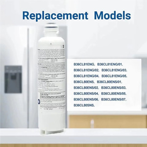BORPLFTR50 Compatible Plastic Refrigerator <b>Filter</b> Cartridges for Household Use Ultra Clarity Pro Water <b>Filters</b> Included - Product Image 5