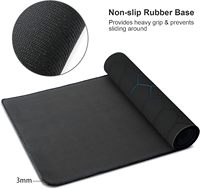 Tapis de souris gaming personnalisé grand format en caoutchouc naturel nid d'abeille violet pour PC, tapis de bureau avec clavier pour joueurs sur ordinateur