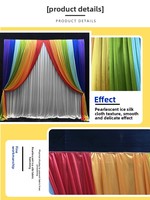 Rideau de scène de mariage en fil arc-en-ciel pour la décoration des fêtes d'enfants et des célébrations de maternelle