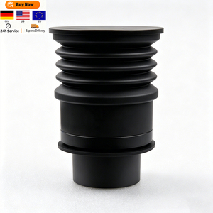 Buse en silicone noir de luxe personnalisable et écologique, à rétention nulle, pour Eureka Atom, doseur simple, certifiée LFGB pour le café - Product Image 1