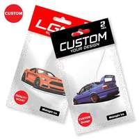 Désodorisant pour voiture classique en gros, parfums personnalisés, lys, océan, rose, parfum de poire, orange, désodorisants en vrac personnalisés