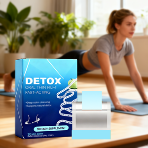 Bandes biotiques à dissolution instantanée pour une perte de poids efficace, complément alimentaire en forme de bonbons pour la détoxification et une peau éclatante - Product Image 6