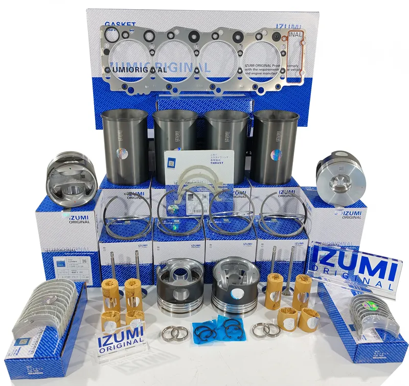 IZUMI ORIGINAL 4HF1 4HE1 4HG1 6BG1 6HH1 6HK1 6BD1 piston liner kit for Isuzu engine