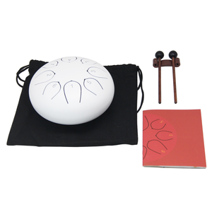 Tambour à langue en acier <span class=keywords><strong>de</strong></span> 6 pouces à 8 tons, avec baguettes, instruments <span class=keywords><strong>de</strong></span> percussion - Product Image 1