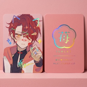Impression de cartes personnalisées, cartes holographiques, photocartes d'anime, estampage à chaud double face, cartes de collection - Product Image 2