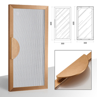 Porte de placard ou de cave à vin en verre trempé avec cadre en aluminium minimaliste moderne de luxe, à bordure étroite et poignée intégrée