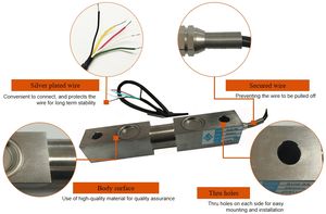Langlebiger SWJ SUQ 500kg-30T Scherbalken-Wägezellen-Kraft sensor für Trichter waagen - Product Image 6