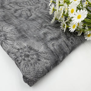 Tela de ramio teñida sucia de alta calidad, vestido bordado verde fino de verano, Túnica, ropa de estilo chino, tela de lino - Product Image 5