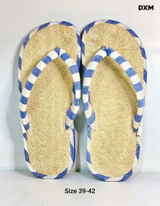 Natural <b>Loofah</b> Home Soft and Gentle Spa/Hotel for Slippers Keep Feet Fresh and Relaxed - Product Image 5