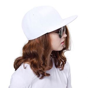 Custom Logo High Profile Structured Plain Back <b>Flat</b> Brim Hat <b>Men</b> Women Adjustable Hip Hop <b>Cap</b> Multicolor Promotional Gifts - Product Image 3