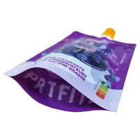 400ml 150ml 12oz 8oz personnalisé en gros jus de fruits miel boisson aluminium bon prix Sachet Jus De Fruit bec pochette