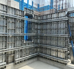Encofrado de Acero Aleado de Alta Resistencia Reutilizable Q700, Reemplaza el Encofrado de Aluminio, Encofrado Modular de Hormigón para Proyectos Inmobiliarios de Villas - Product Image 1