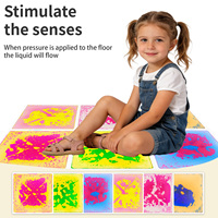 Tapis de marche sensoriels pour enfants, tapis tactiles, tapis de jonction flexibles sensoriels, pour créer une grande aire de jeux sensorielle pour enfants