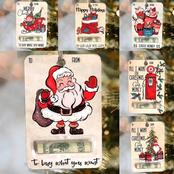 Christmas Gift Santa Claus Christmas Money