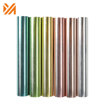 Rouleaux de vinyle auto-adhésifs métalliques de couleur d'étincelle de matériel d'affiche publicitaire pour le verre de bureau à domicile