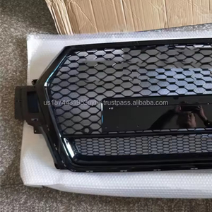 Nueva Parrilla Delantera Negra de ABS de Alta Calidad PNB para Audi Q7 4M, Actualización 2016-2019, Marco Inferior Estilo Panal RSQ7 - Product Image 3