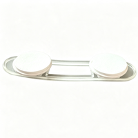 FUDU Verrou de sécurité enfant moderne transparent en TPE anti-pincement, loquet invisible sans perçage pour cuisine/tiroir/réfrigérateur/porte