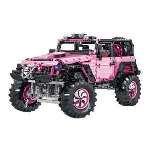 Compatível com pequenas partículas bloco de montagem brinquedos infantis 1:8 Criativo edifício bloco Wrangler off-road veículo - Product Image 1