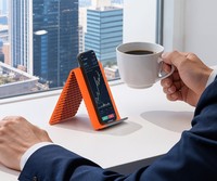 Support de téléphone pliable compact, support portable flexible et déformable pour écran plat