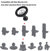 Support de téléphone magnétique à bille de 1 "(25mm) pour support de RAM Taille B Prise Magsafe iPhone 17 16 15 14 13 12