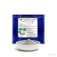 Poudre de colorant métallique de qualité industrielle personnalisée P 8002 Gris MBS pour l'anodisation de l'aluminium