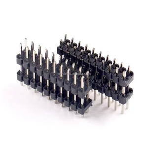 Pin tembaga tiga baris, jarak 2.54MM 2*2/3/4/5/6/7/8/10/20/40P - Product Image 4