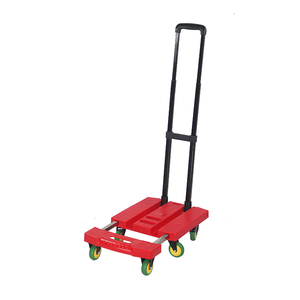 מתקפל 6 גלגלים <span class=keywords><strong>2</strong></span> חבלים מטען קריסה עבור העברת משאית יד מתקפלת 330Lbs עגלת פלטפורמה ניידת - Product Image 3