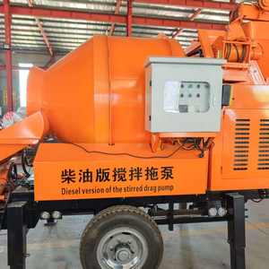 <span class=keywords><strong>Mixer</strong></span> semen <span class=keywords><strong>Diesel</strong></span> portabel dan kombinasi pompa beton untuk situs konstruksi - Product Image 2
