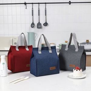 Sac isotherme Oxford cationique multicolore léger pour le transport quotidien des repas et les voyages - Product Image 3