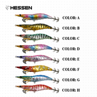 Nouvelles leurres artificielles Hessen 110mm 16g pour calamar, coulantes, en PVC, de haute qualité, lumineuses, pour la pêche au saumon, au bar et au brochet en eau salée