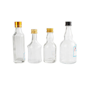 Offre Spéciale 50ml Bouteille miniature Bouteille en verre Boisson alcoolisée Liqueur Vin Mini bouteille en verre d'<span class=keywords><strong>alcool</strong></span> - Product Image 5