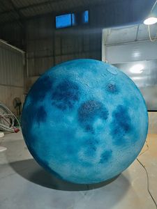 Échantillon gratuit Modèle géant de la lune gonflable publicitaire avec lumières LED Grandes lumières de ballon de lune gonflables bon marché - Product Image 5