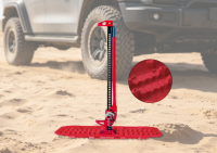 Barres de traction antidérapantes 10T robustes avec base de levage intégrée en PP haute résistance, installation facile pour sable, boue, neige et tout-terrain