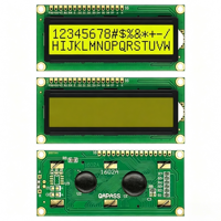 Fabrik 1602A LCD-Panel Blau-Gelb 5V Modul Display-Matrix Zeichen-LCD-Bildschirm COB-Panel Anwesenheitssystem