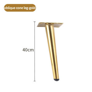 टिकाऊ 100 मिमी-720 मिमी स्टील काले सोने के टेप फर्नीचर के लिए सोफे कैबिनेट कुर्सी पैर - Product Image 6