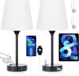 USB LED Study Reading Lamp Multi-function Table Lamp with Calendar Date Touch Night <b>Light</b> with Pen Holder for Bedroom Desk Lamp - Product Image 5