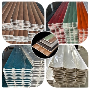 Panel <span class=keywords><strong>de</strong></span> Pared Decorativo Interior <span class=keywords><strong>de</strong></span> Fibra <span class=keywords><strong>de</strong></span> Bambú Engrosada y Resistente al Desgaste, Diseño Moderno Ondulado Cóncavo Convexo, Tablero <span class=keywords><strong>de</strong></span> Arco Interior WPC - Product Image 4