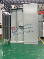 Transformateur triphasé monté sur socle 1500 kVA 22 kV 480 V/4,16 kV, le plus vendu, pour la distribution d'énergie des usines de machines lourdes