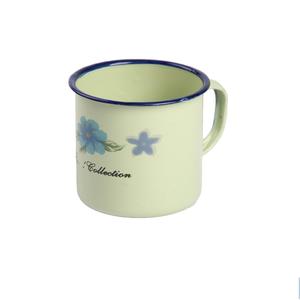 Tazas de Café de Metal Esmaltado Vintage Blancas Personalizadas con Logotipo, Aptas para Lavavajillas, con Asa, Ideales para Campamento y Actividades al Aire Libre, Aptas para Sublimación - Product Image 5