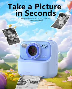 Caméra d'impression instantanée pour enfants 2.04 pouces Double objectif P79 caméra 1080P haute définition enregistrement vidéo caméra pour enfants - Product Image 5