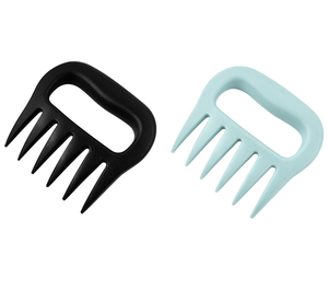 Bộ dụng cụ làm thịt nướng bằng thép không gỉ bền bỉ, kiểu móng gấu, có tay cầm bằng nhựa - Product Image 2