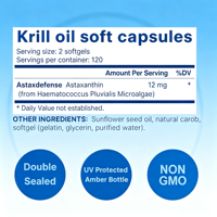 Suppléments d'astaxanthine de qualité supérieure OEM/ODM, astaxanthine issue de microalgues, soutien pour les yeux, la peau et les articulations