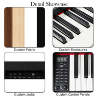 Cost-Effective Wholesale DEMAN XH-8806L Upright 88-Key Hammer Action Digital Piano with 3 Pedals and Case