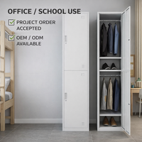Casier de rangement en acier à porte simple autoportant |   Armoire à bagages contemporaine pour chambre d'hôtel, mobilier de maison pour invités d'hôtel